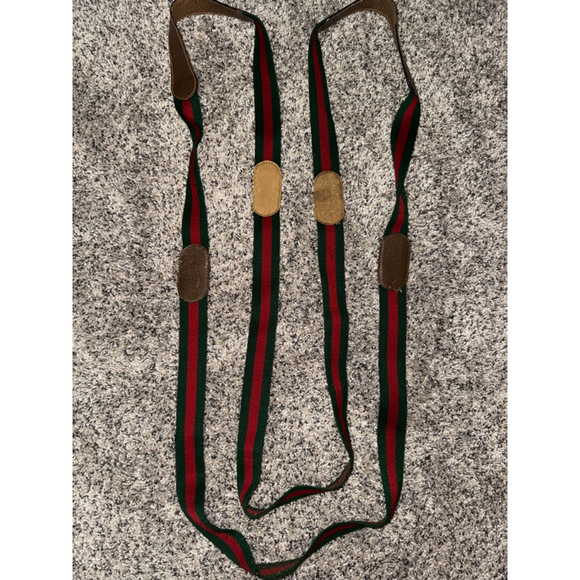 Replacement gucci duffle strap Green Red Web Stripe approx 112 inches around